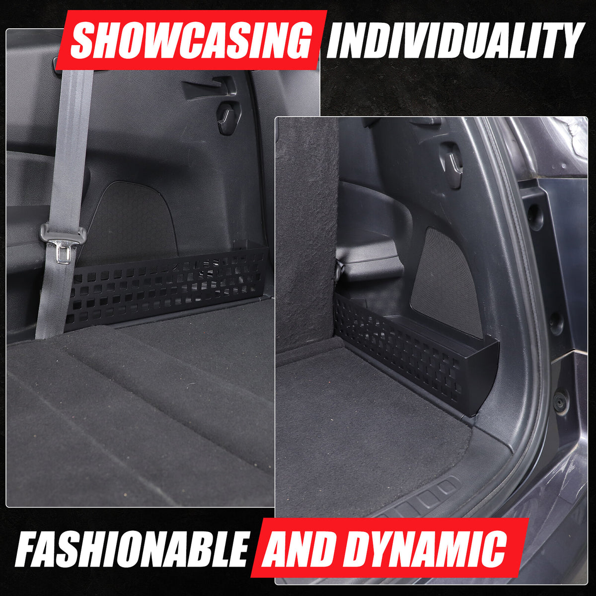 Right Trunk Side Storage Baffle Box Tray Molle Panel For Honda Pilot 2016-2022 3