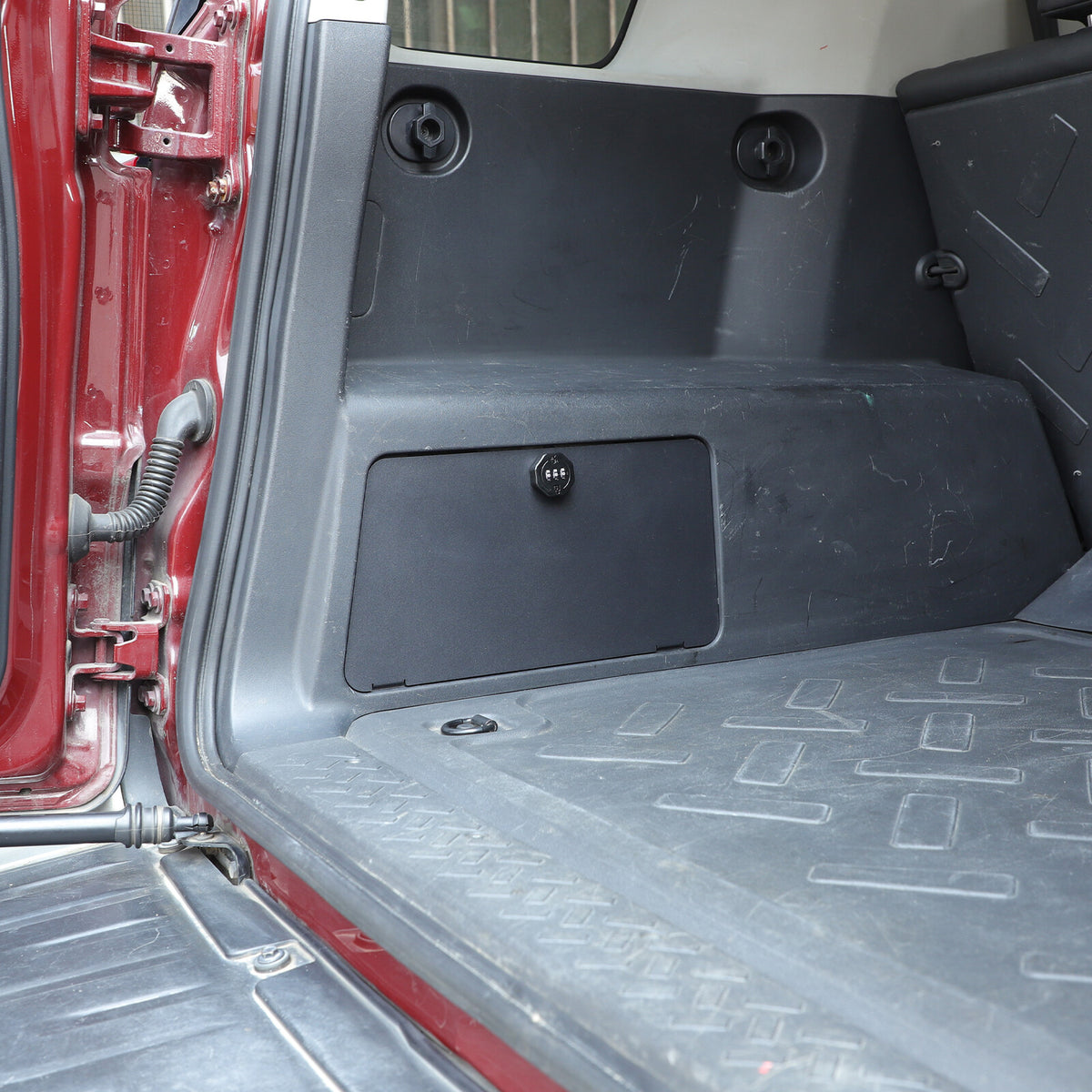 Steel Trunk Safe Left Side Storage Box Tray Vault For Toyota FJ Cruiser 2007-21 14