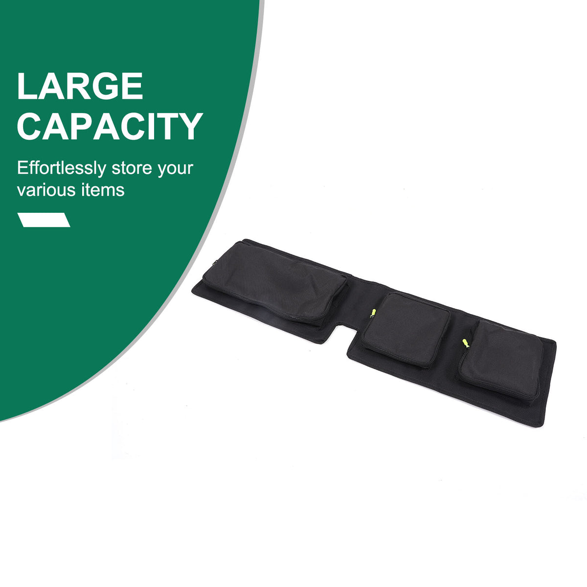 Black Rear Trunk Hanging Storage Bag Organizer For BMW 7 Series G70 i7 2023-25 8