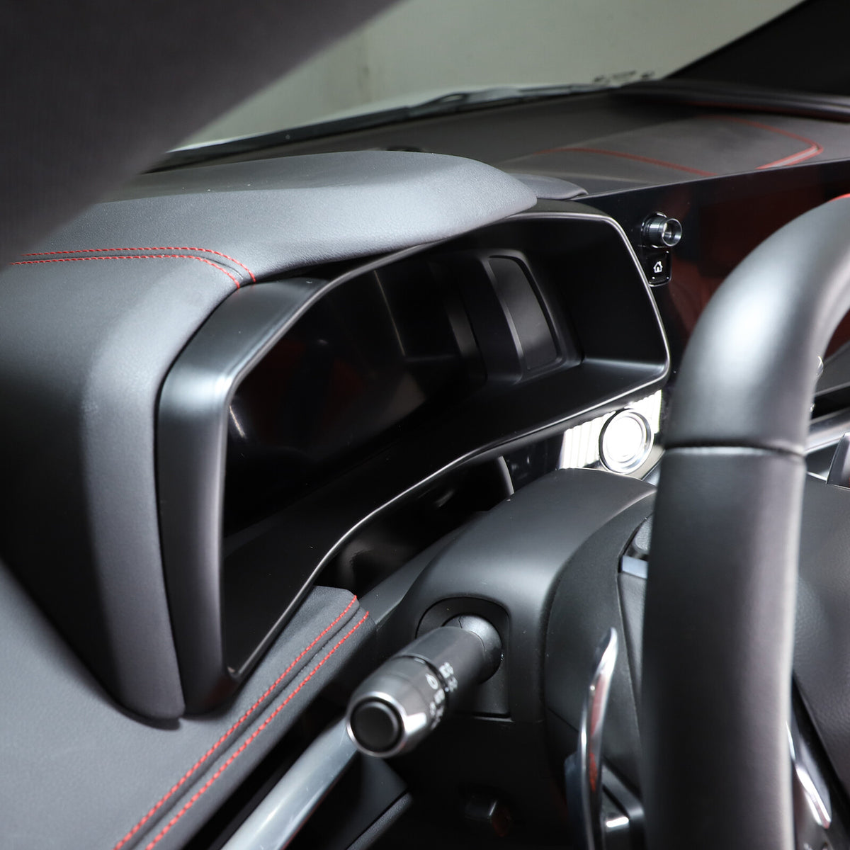 Matte Black ABS Full Interior Set Cover Trim Kit For Corvette C8 2020-25 - Styles 1-5 52