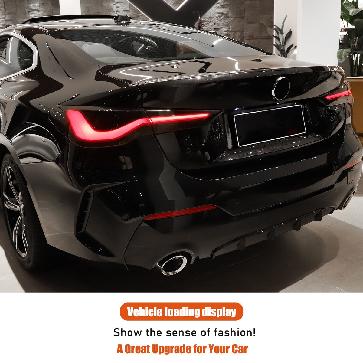 Smoked Rear Tail Light Blackout Overlay Cover For BMW 4 Series G22 G82 2021+ US 10
