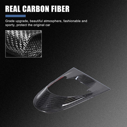 Real Carbon Fiber Dash Clock Base Cover Overlay For Porsche Panamera 971 17-23 11