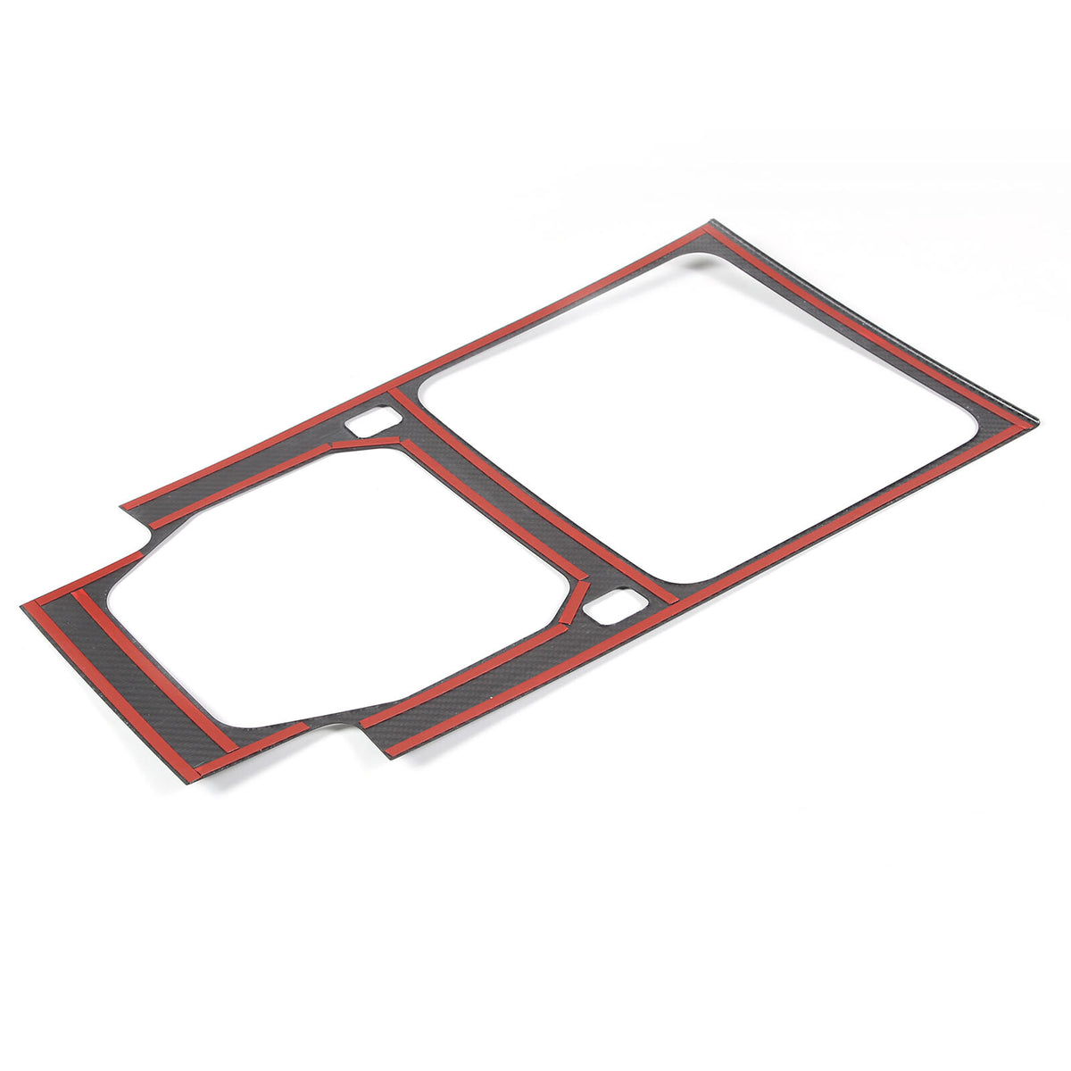 Matte Real Carbon Fiber Cup Holder Panel Trim Cover For Defender 110 90 2020-23 13
