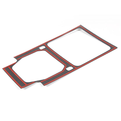 Matte Real Carbon Fiber Cup Holder Panel Trim Cover For Defender 110 90 2020-23 13