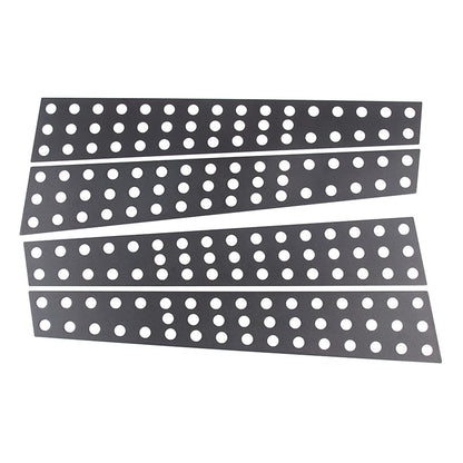 Black Alloy Window Center Pillar Trim Panel For Land Rover Discovery 3&4 04-16 20