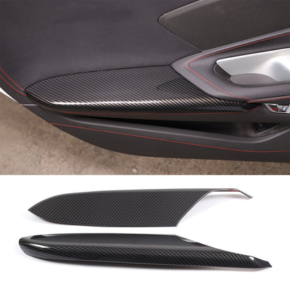 ABS Carbon Fiber Interior Full Cover Trim Kit Set For Corvette C8 2020-2025 77