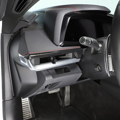 Carbon Fiber ABS Interior Full Decor Cover Trim Kit For Corvette C8 2020-2025 - Styles 51-55 8