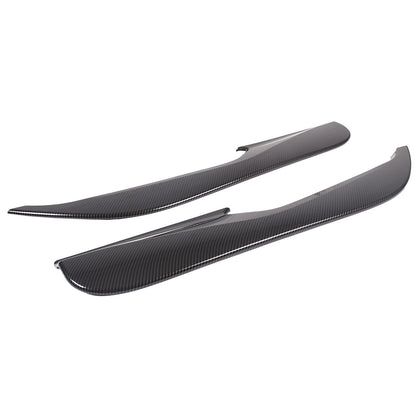 Carbon fiber ABS Car Door Bottom Anti Kick Trim Cover For Corvette C8 Z06 Z51 15