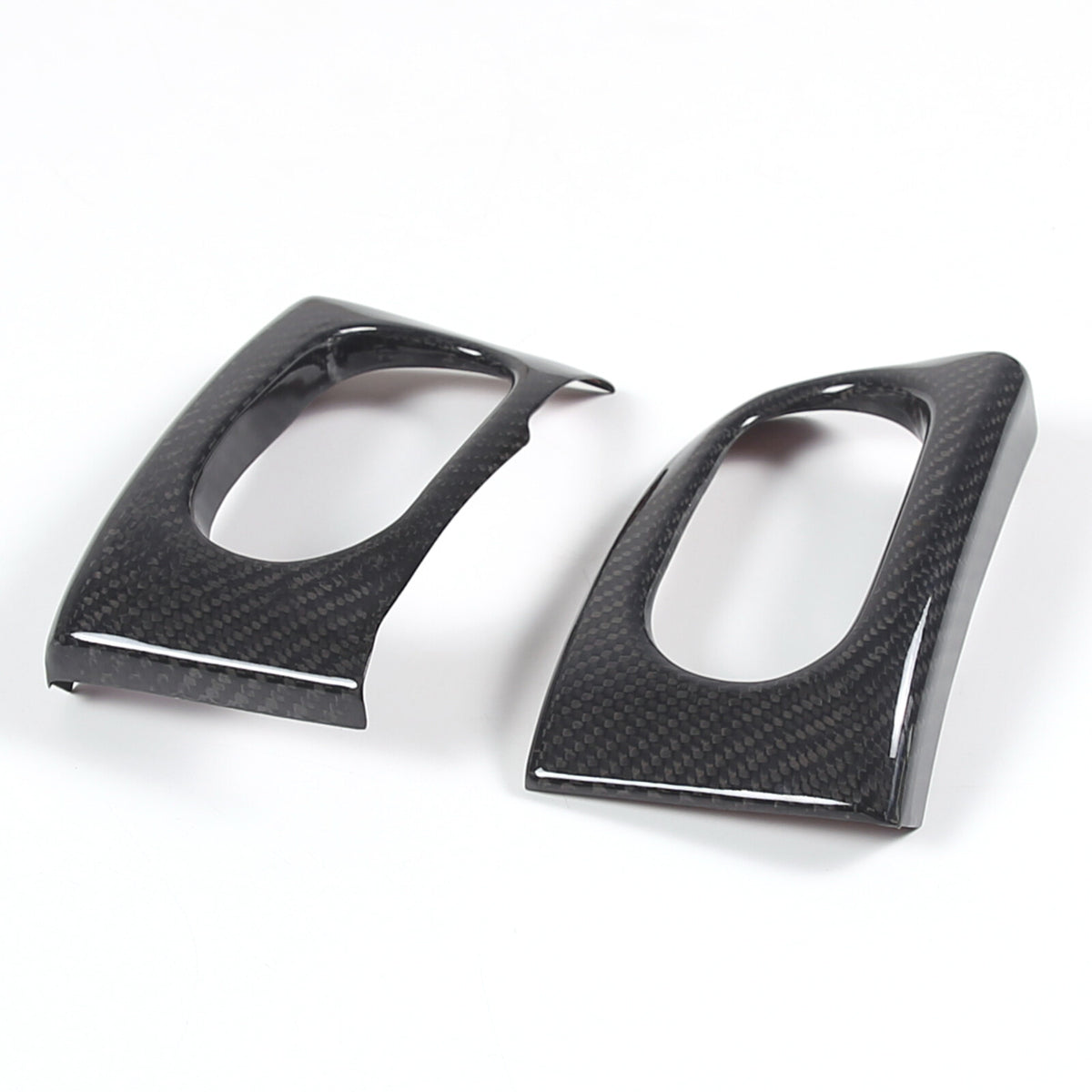 Real Dry Carbon fiber Side Air Outlet Vent Panel Trim For Corvette C6 2005-2013 14