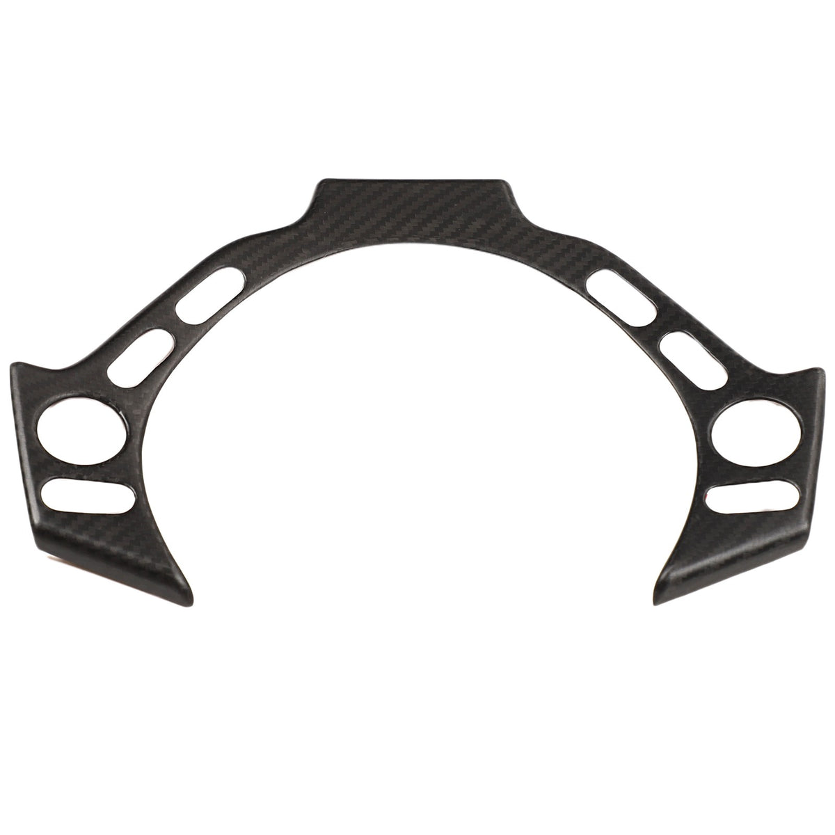 Matte Real Carbon Fiber Steering Wheel Button Trim For Nissan GTR R35 2008‑2016 9