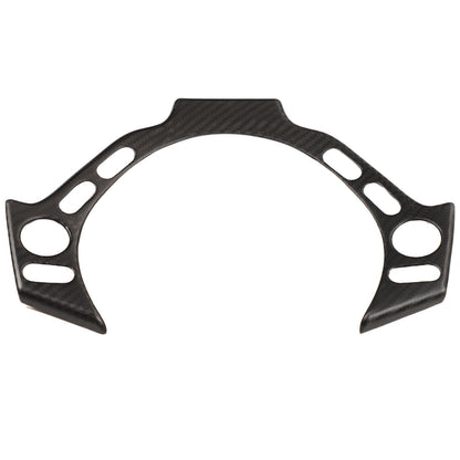 Matte Real Carbon Fiber Steering Wheel Button Trim For Nissan GTR R35 2008‑2016 9