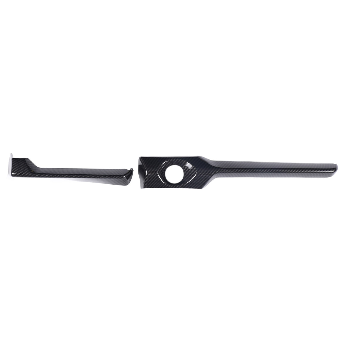 ABS Carbon Fiber Steering Wheel Side Dashboard Trim For Corvette C8 2026+ US 9