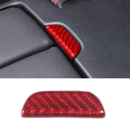 Red Real Carbon Fiber Interior Center Console Trim Set Kit For Subaru BRZ 22+ 26