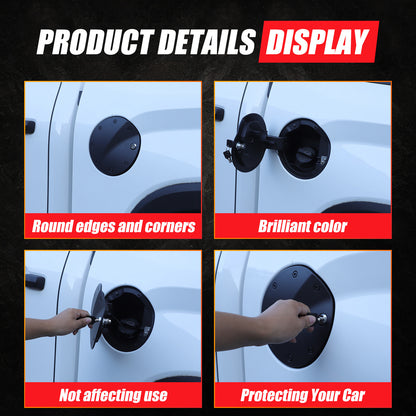 Locking Fuel Door Black Gas Tank Cap Cover Lock Key For Toyota Tundra 2022-2026 24