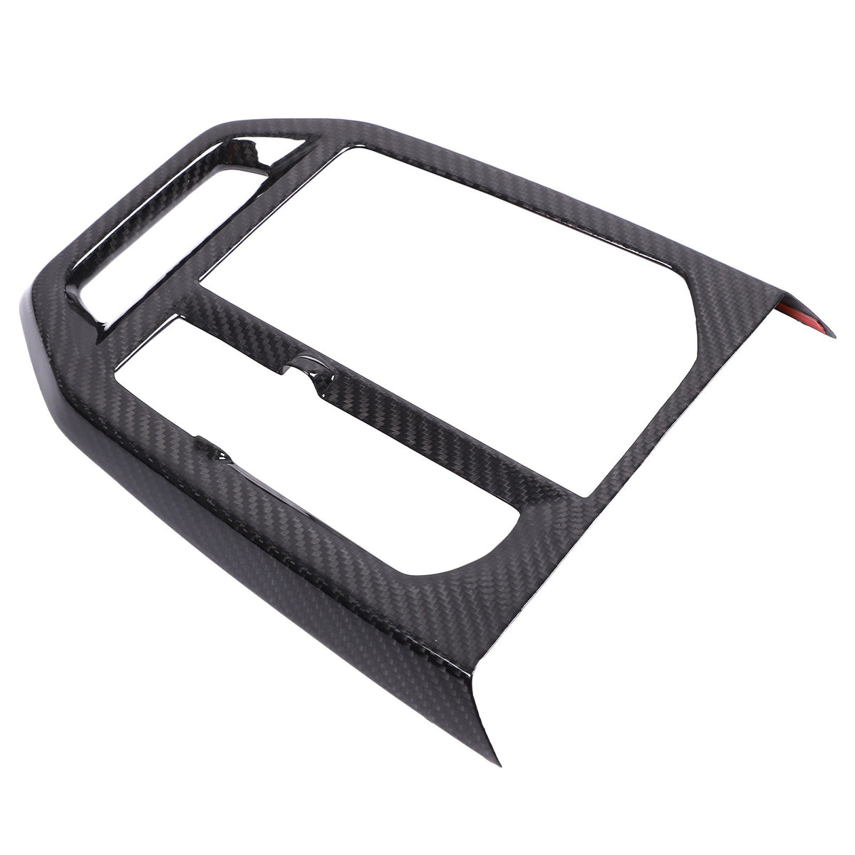 Real Carbon Fiber Center Console Gear Shift Frame Trim For BMW iX I20 2022-2024 4
