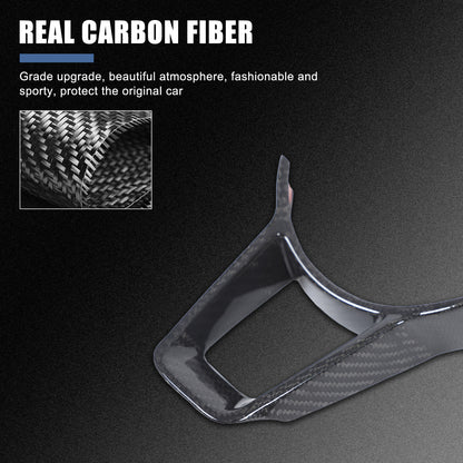 Real Carbon Fiber Steering Wheel U Type Cover Trim For Nissan Z RZ34 400Z 2023+ 9