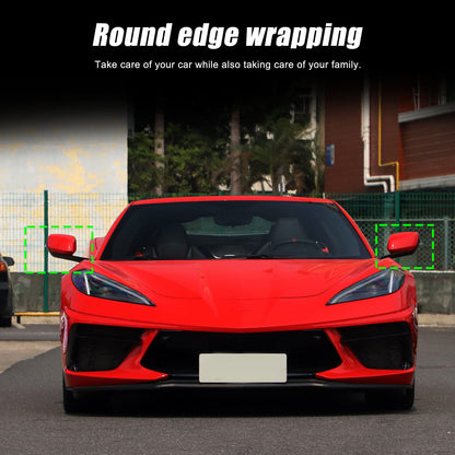 Honeycomb Real Carbon Fiber Side Mirror Cover Trim For Corvette C8 2020-2026 6