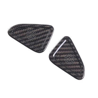 Real Carbon Car Door Panel Tweeter Trim Mesh Cover For Corvette C8 Z06 20-26 US 8