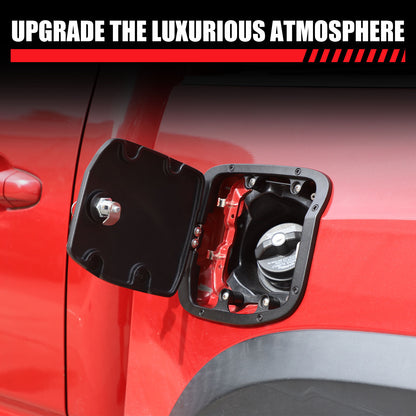 Door Fuel Tank Cover With Lock Gas Cap Tank Trim For Toyota Tacoma 2016-23 15