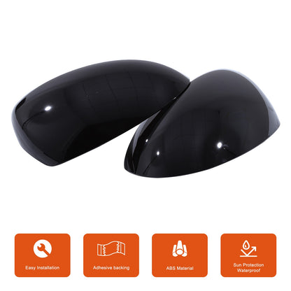 Piano Black ABS Full Wrap Exterior Side Mirror Cover For Nissan Juke 2010-2014 13