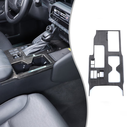 Black Wood Grain Center Console Gear Shift Panel Trim for Toyota Prado LC250 24+ 23