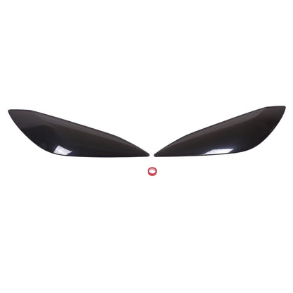 Smoked Blackout Headlight Lamp Cover Bezel Overlay Trim For Corvette C8 2020-26 13