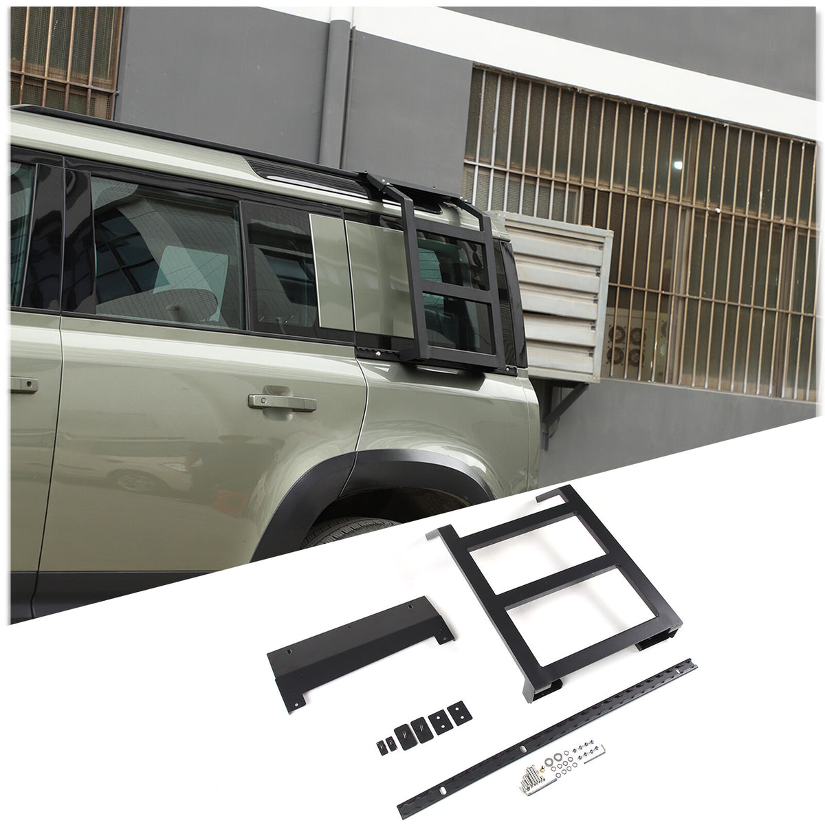 Back Rear Roof Ladder Tailgate Passanger Side Rack For Land Rover Defender 20-24 22