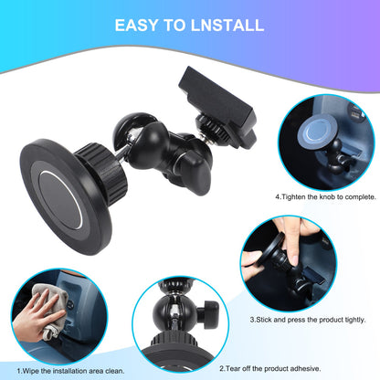 Magnetic Rear Seat Extendable Phone Mount Bracket For Ford Maverick 2022+ US 3