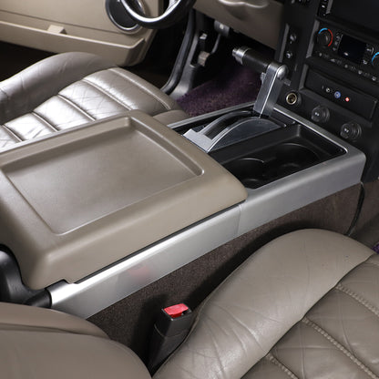 Silver Interior Gear Shift Panel Side Trim Cover For Hummer H2 2003-2007 8