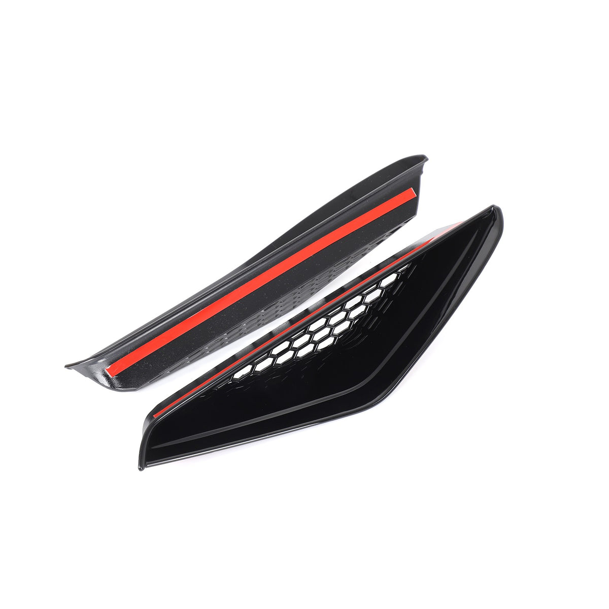 Glossy Piano Black Front Bumper Side Air Vent Grille Trim For BMW iX i20 2022-24 7