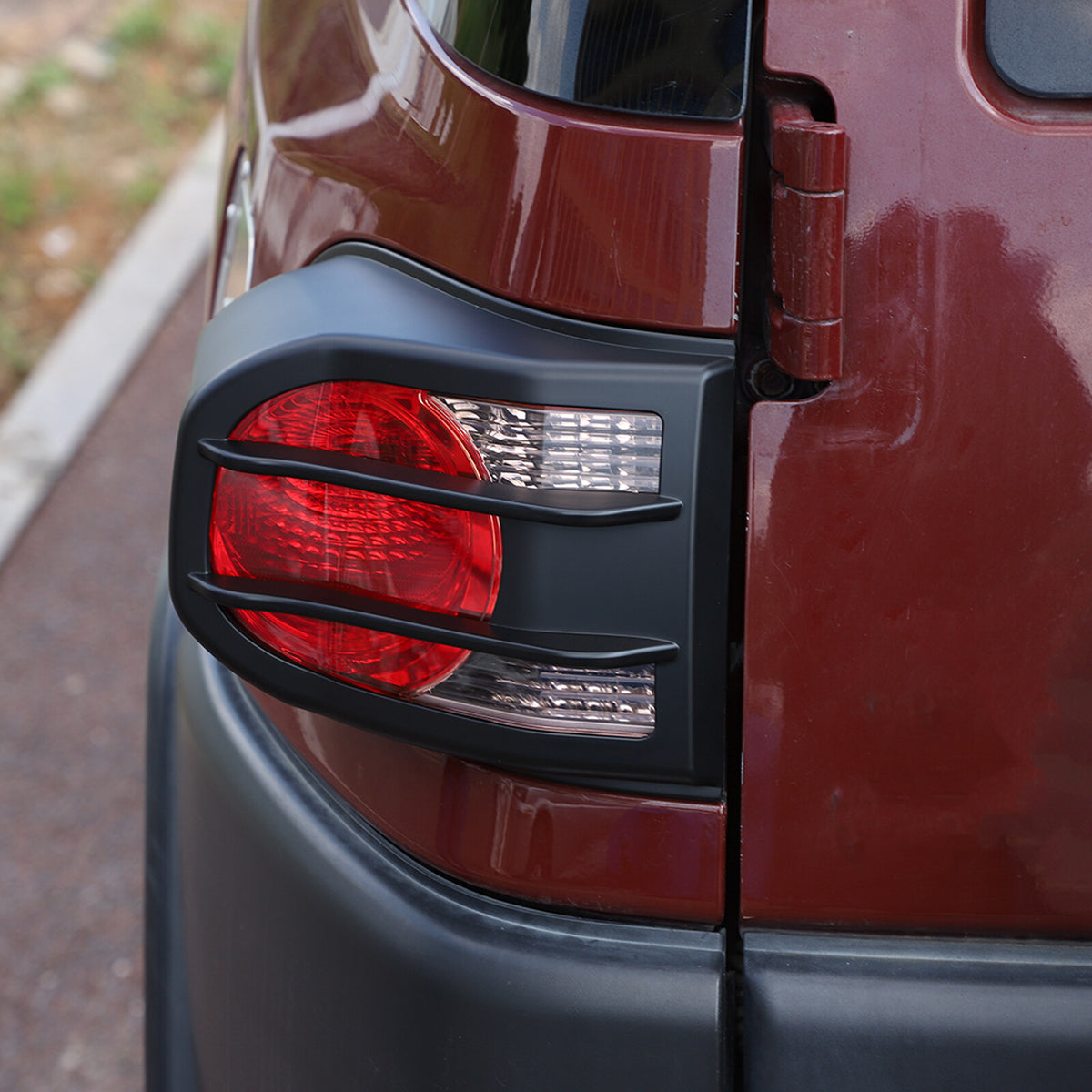 For 2007-2021Toyota FJ Cruiser Rear Tail Light Lamp Cover Trim Matte Black 2PCS 20
