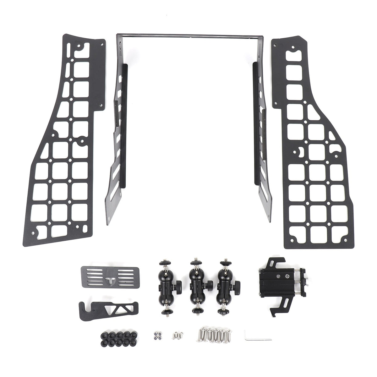 Off-Road Console Molle Panels Digital Device Mount For Nissan Frontier 2009-17 7