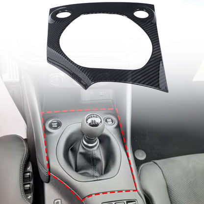 Real Carbon Fiber Center Console Gear Shift Base Trim For Nissan 400Z RZ34 MT US 1