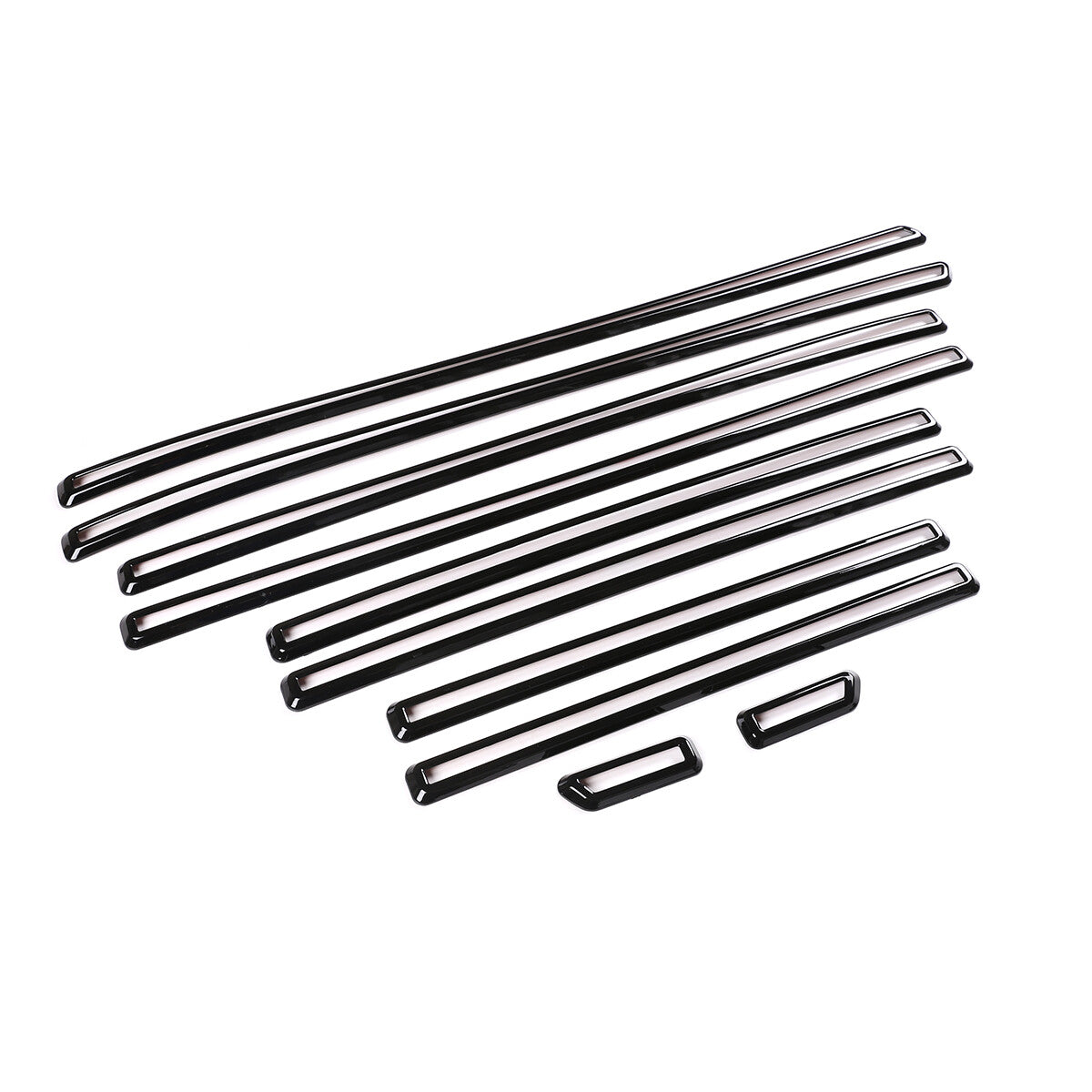 Glossy Black ABS Side Door Body Molding Trim For Benz G W463 G350 G55 G63 19+ 18