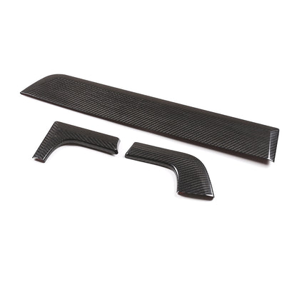 Real Carbon Fiber Center Dashboard Trim For Porsche Panamera 971 2017-2023 US 7