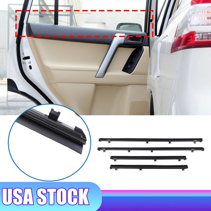 Replacement Rubber Window Inner Seal Strip For Toyota Prado LC150 2010-2020 1