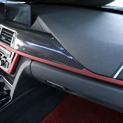Real Carbon Fiber Interior Dashboard Center Trim for BMW 3 Series F30 F34 14-18 15