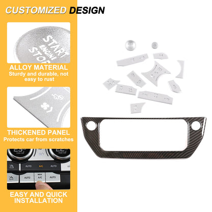 Start Stop AC Control Mode Button Sticker Kit For Land Rover Defender L663 20+ 4