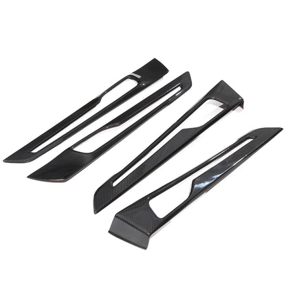 Real Carbon Fiber Interior Inner Door Panel Trim For Porsche Panamera 976 2024+ 4