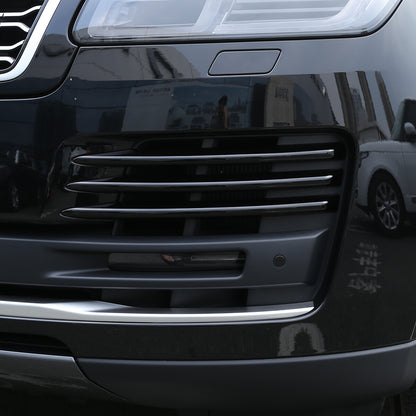 Gloss Black Front Grille Bumper Body Trim Kit For LR Range Rover Vogue HSE 18-22 9