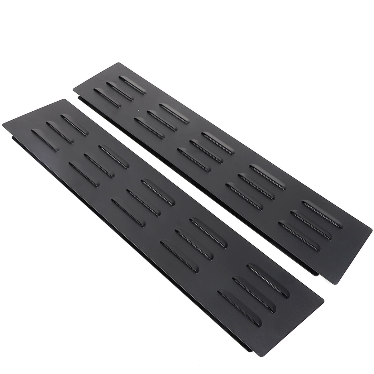 Alloy 2nd Row Alloy Door Window Air Vents Screens For Honda Pilot 2003-2008 12