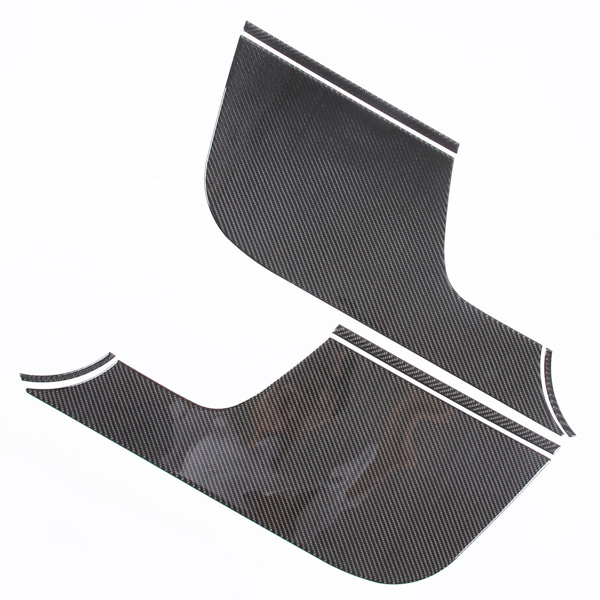 Carbon Fiber Front Door Anti-kick Panel Sticker For Toyota FJ Cruiser 2007-2021 12