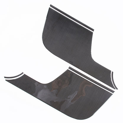 Carbon Fiber Front Door Anti-kick Panel Sticker For Toyota FJ Cruiser 2007-2021 12