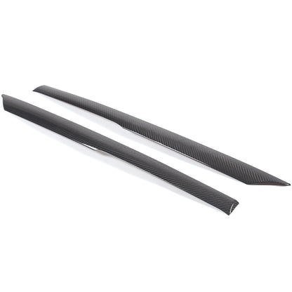 Real Carbon Fiber Exterior Windshield A-Pillar Cover Trim For Corvette C6 05-13 9