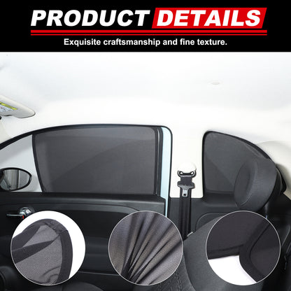 Full Window Screen Full Window Screen Trim Cover For Fiat 500/Abarth 595 695 16+ 6