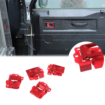 Replacement Red Steel Interior Door Handle For LR Defender L316 2004-2018 24