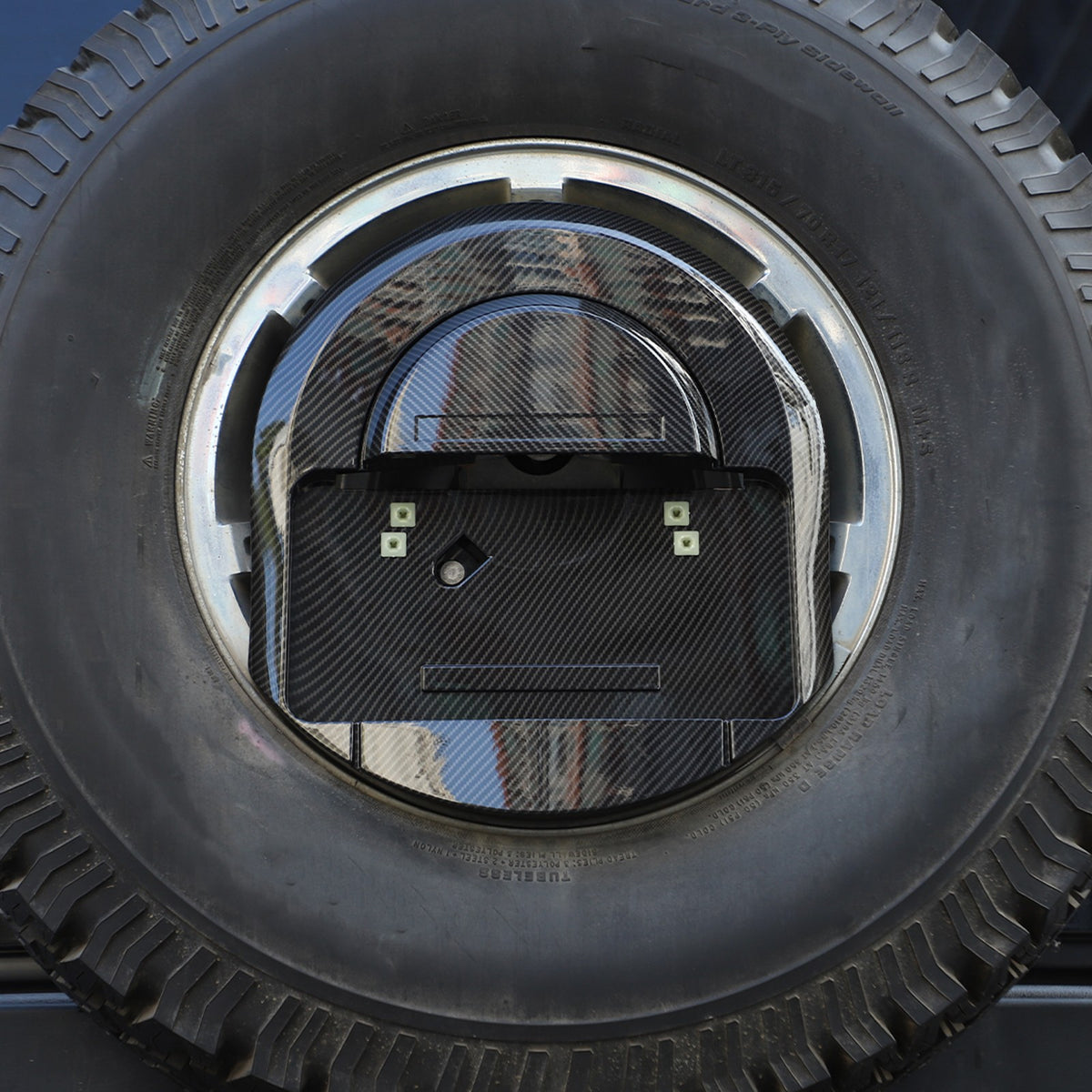 Carbon Spare Tire License Plate Base Cover For Hummer H2 2003-09 OE：25782333 US 19