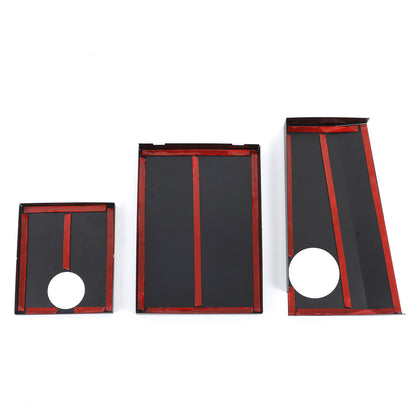 Black Aluminum Alloy Antifreeze Fuse Box Cover Trim For Corvette C7 2014-2019 12