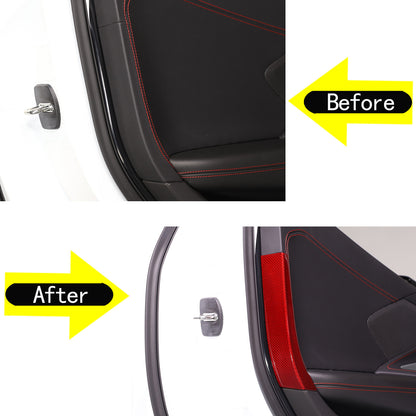 Red Real Carbon Fiber Interior Full Decor Cover Trim Kit for Corvette C8 2020-25 - Variants 21-25 4
