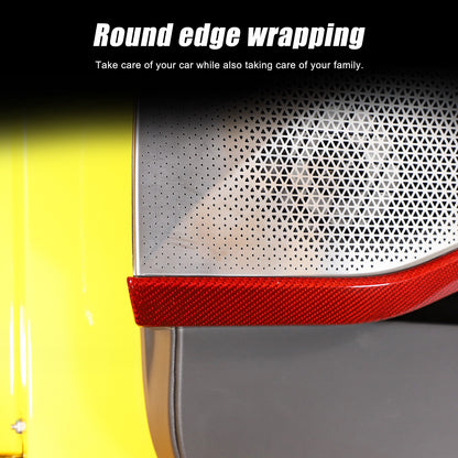 Red Real Carbon Fiber Interior Inner Door Panel Trim For Lotus Emira 2021-2023 3
